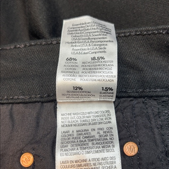 MOTHER The Tomcat Black Ankle Jeans Size 28 - Picture 16 of 16